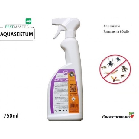  Pestmaster: Aquasektum, 750 ml-  Insecticid rapid impotriva daunatorilor