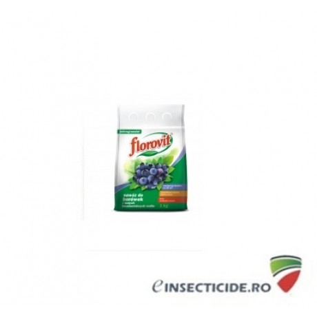 Florovit ingrasamant specializat granulat pentru afine/rhododendroni 1kg.