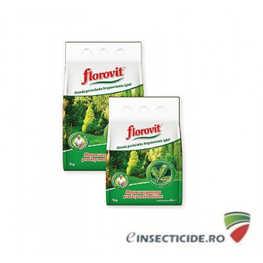 Florovit: Impotriva acelor maronii la conifere, 3kg.