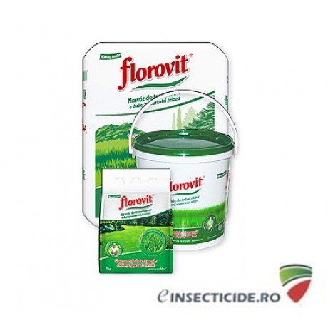  Florovit : Ingrasamant cu nivel ridicat de fier pentru gazon, 10kg.