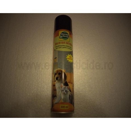 REP33: Spray cu aerosoli anti caini si pisici pentru interior (300 ml)