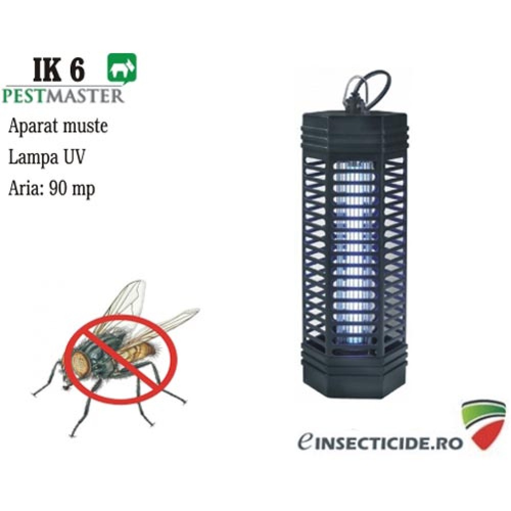  Pestmaster IK6: Dispozitiv anti tantari si muste cu lampa UV (90 mp)