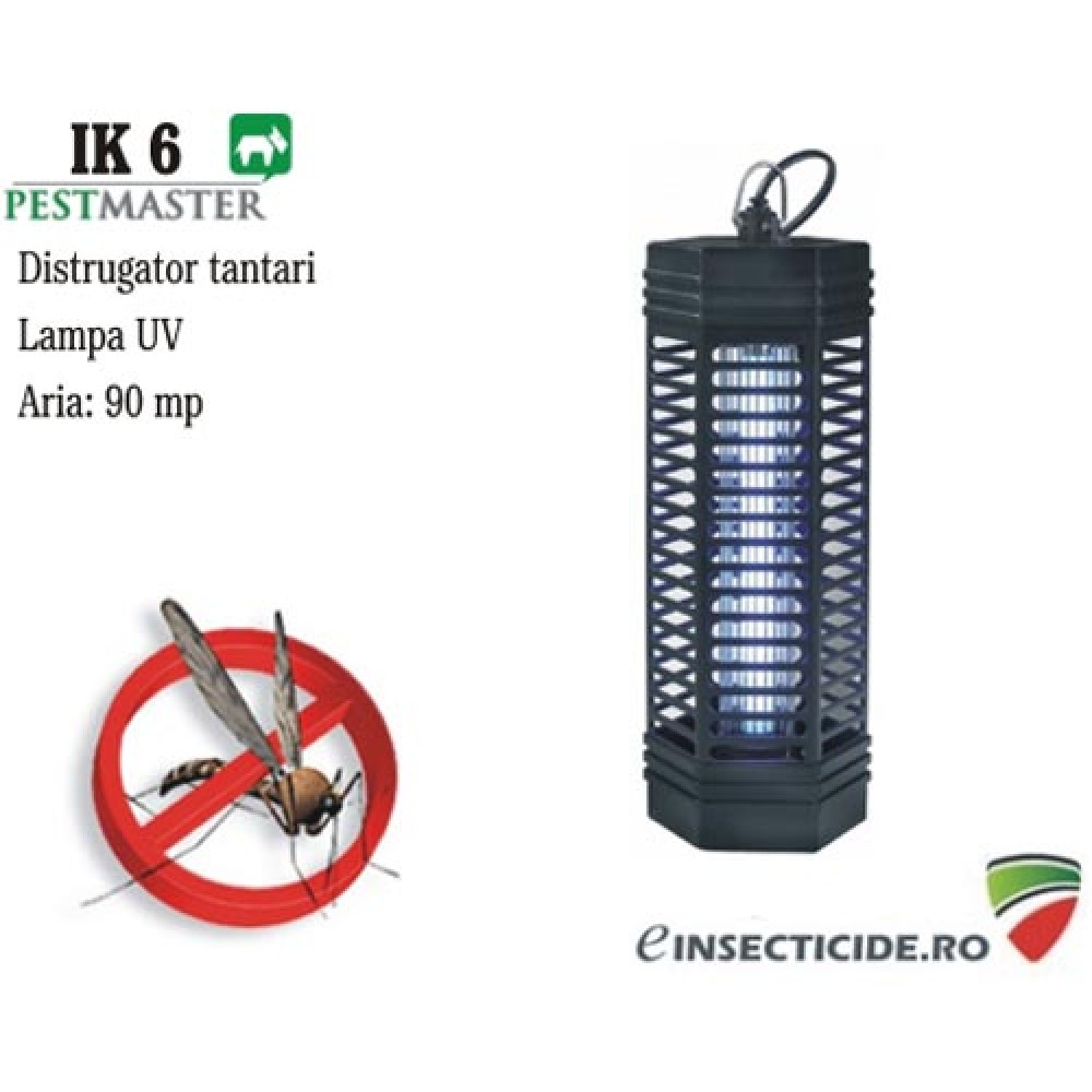 Pestmaster IK6  (90 mp) - Lumina ultravioleta ce elimina insectele zburatoare