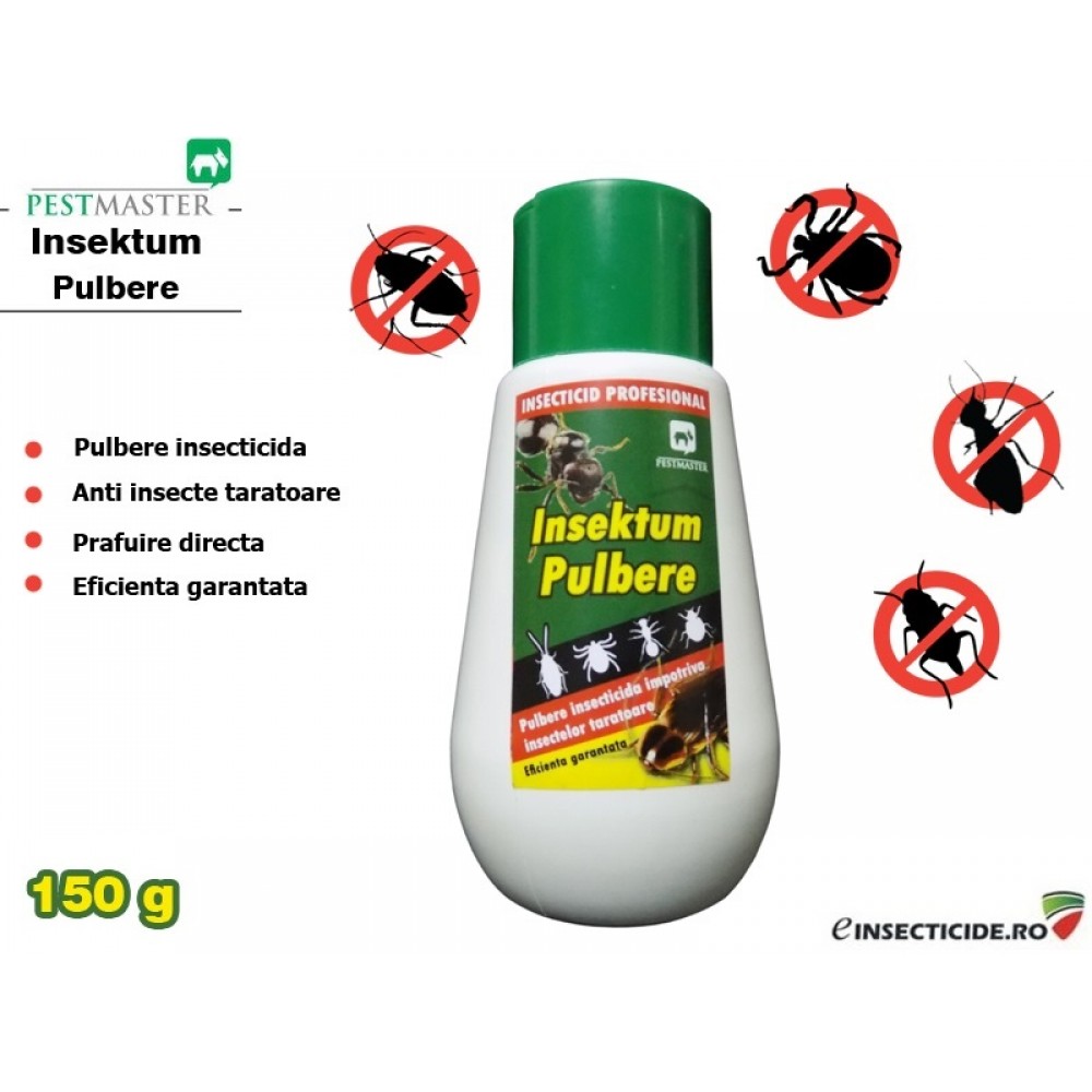 Pulbere insecticida impotriva insectelor taratoare (150gr.) - Insektum Pulbere