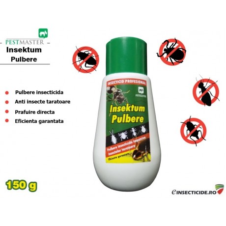 Pulbere insecticida impotriva insectelor taratoare (150gr.) - Insektum Pulbere