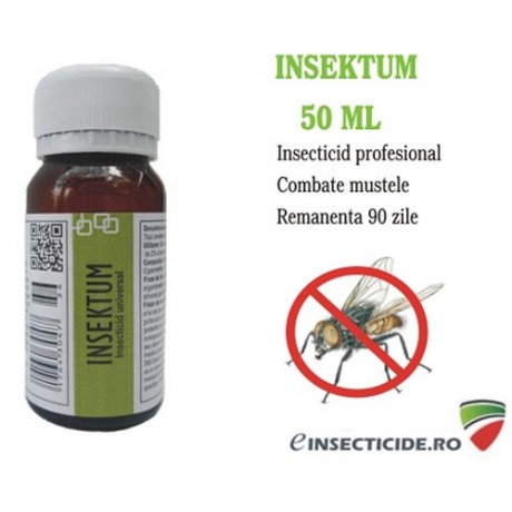 Insektum FORTE, 50 ml. Insecticid profesional anti tantari si muste 