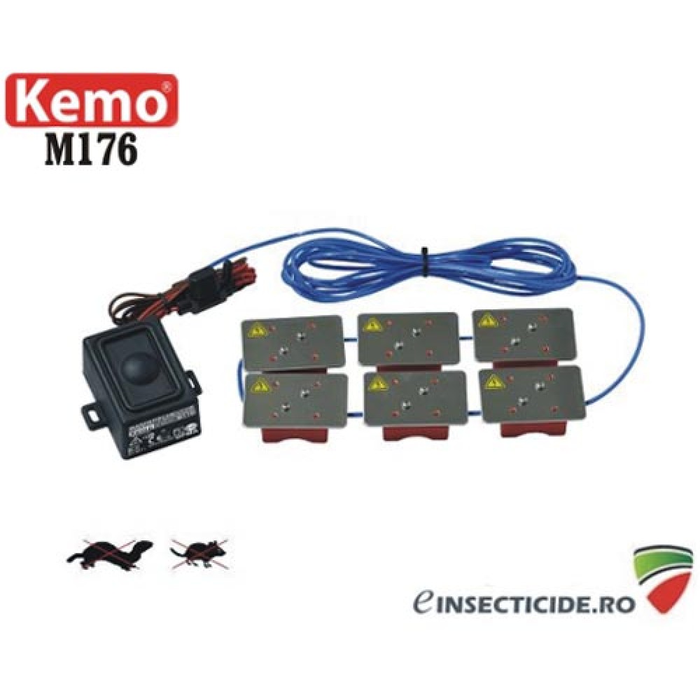M176: Anti jderi si rozatoare auto cu ultrasunete si socuri electrice 12V/DC 