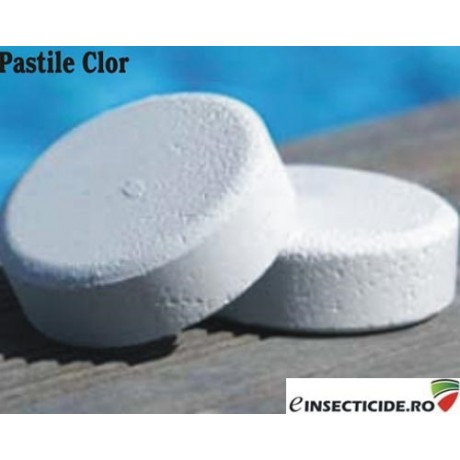 Pastile de clor cu actiune imediata si totala pentru suprafete si materiale de orice fel