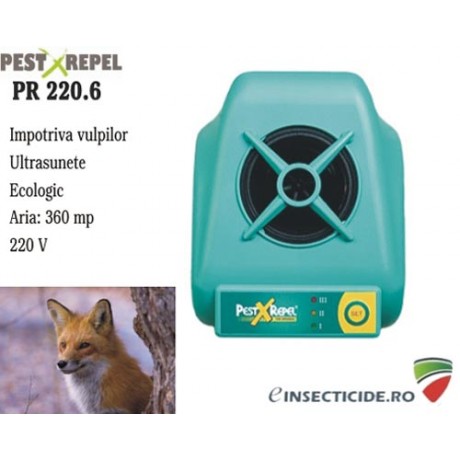 PR220.6  (360 mp) - Anti animale salbatice precum vulpi cu ultrasunete